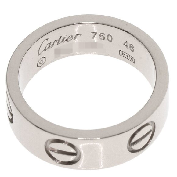 CARTIER 18k White Gold Love Ring #46 - Picture 4 of 9